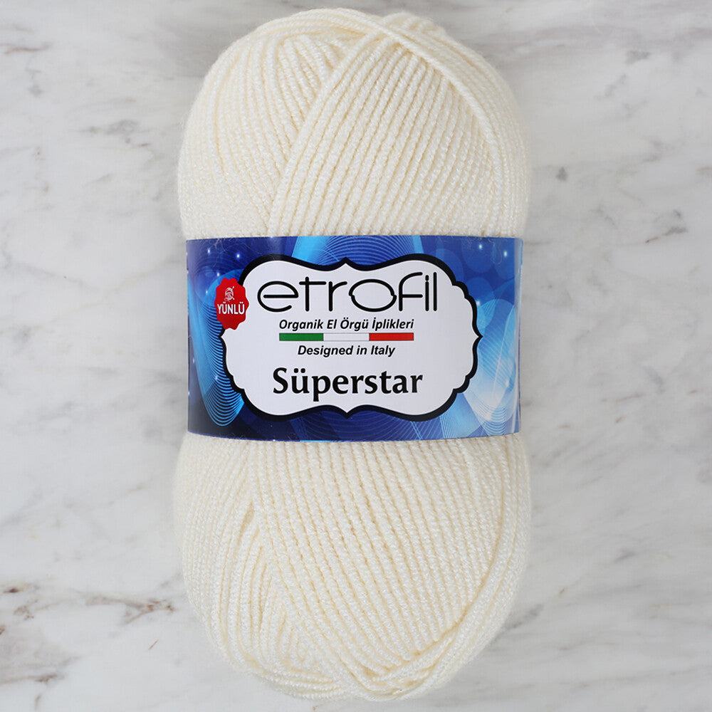 Etrofil Süperstar Krem El Örgü İpi - 70169